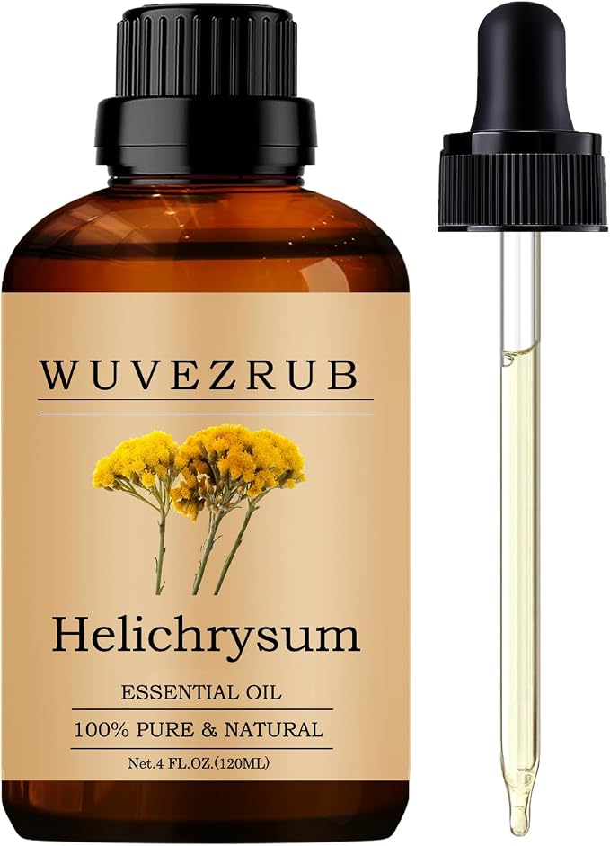 Helichrysum Essential Oil - 120ML Pure and Natural by WUVEZRUB