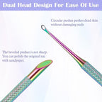 Russian Prep Nail Pushers, Pre-treatment Cuticle Pusher, Dual Ended Cuticle - Image 4