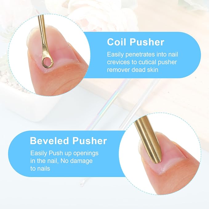 2PCS Pre Treatment Cuticle Pusher - Image 4