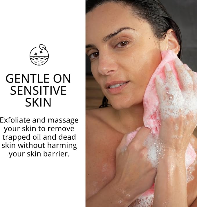 Sima Brand Exfoliating Washcloth Face & Body Scrub Towel - Image 4