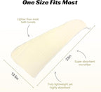 Microfiber Hair Towel Wrap for Women, Soft Lightweight Quick Dry Turban - Image 2