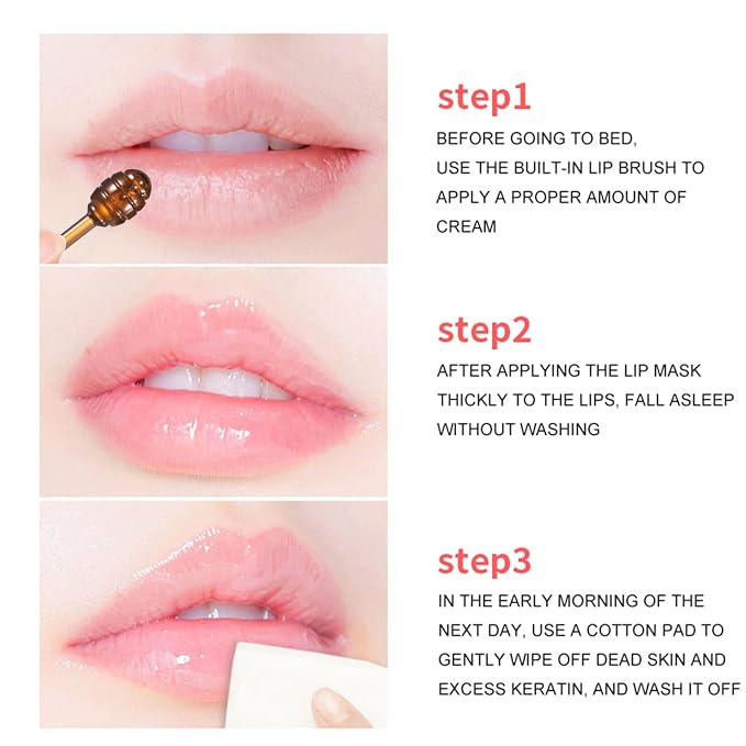 2PCS Bee Lip Balm Honey Pot, Fruit Moisturizing Propolis Lip Mask, Lip Mask - Image 7