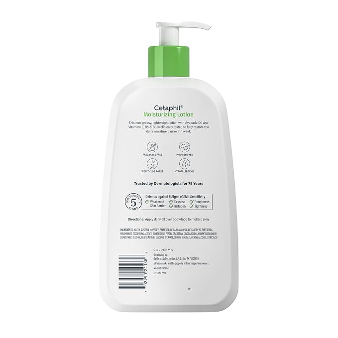 Cetaphil Face & Body Moisturizer, Hydrating Moisturizing Lotion - Image 9
