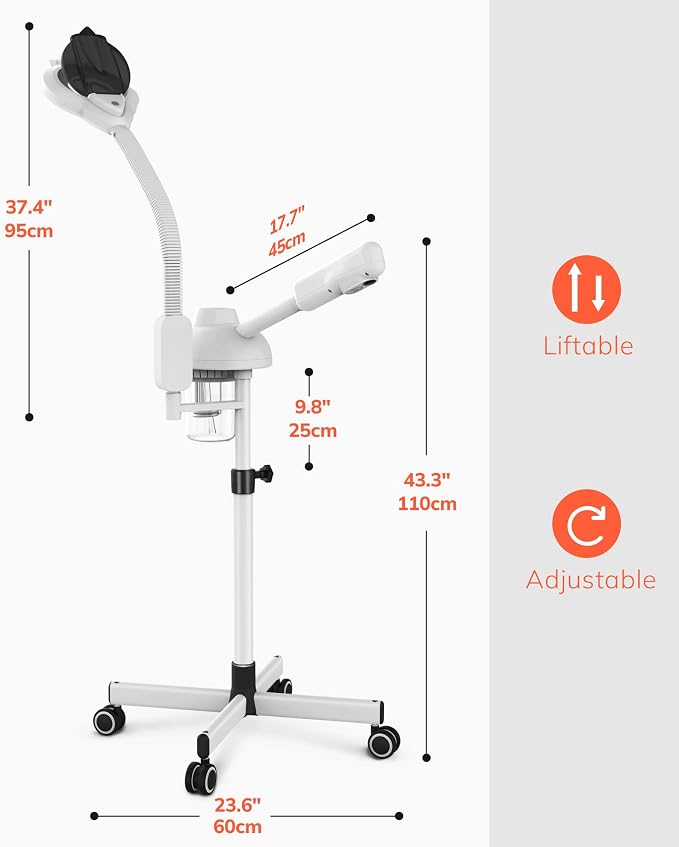TASALON Professional 2 in 1 Facial Steamer - Image 2