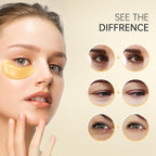 REDANHA 24 Pairs 24K Gold Under Eye Patches Face Masks Dark Circles Puffy Eye - Image 4