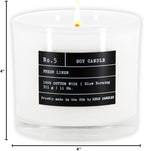 Lulu Candles | Fresh Linen | Luxury Scented Soy Jar Candle | Hand Poured in The - Image 2