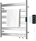 R FLORY Heated Towel Rack for Bathroom, 6 Bar Wall Mounted Towel Warmer Rack by FLORY