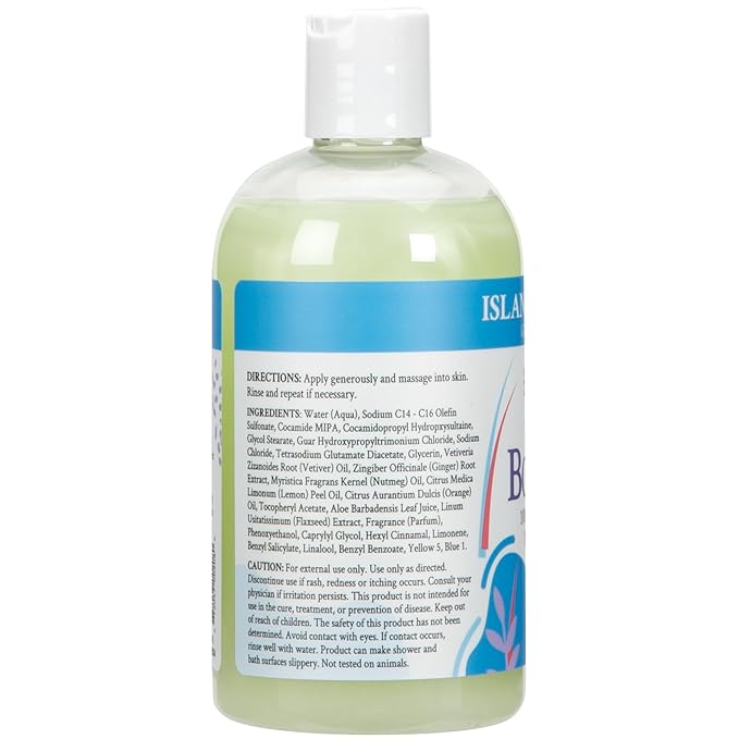 Ginger Lily Farms Botanicals Nourishing Body Wash, Island Tranquility, 100% - Image 3