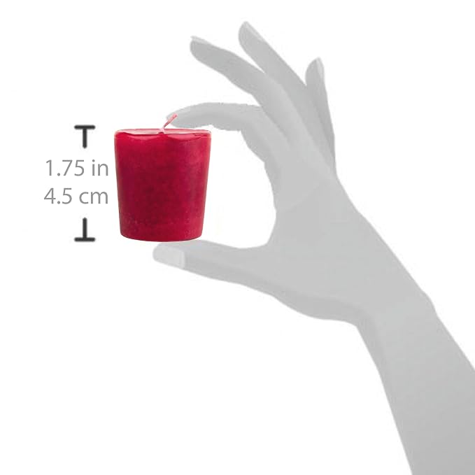 Aroma Naturals Votive Candles Essential Oil, Peace Ruby Holiday - Image 3