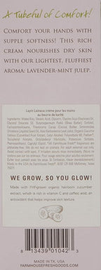 FarmHouse Fresh Fluffy Bunny Shea Butter Hand Cream, Lavender Mint, 2 fl. oz. - Image 3