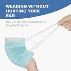 CSD Colo 50 Pcs ASTM Level 1 Disposable Face Masks, 3 Ply Adult Mask - Image 5