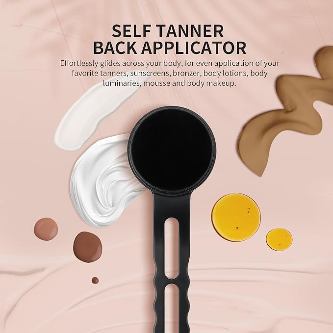 docolor Self Tanner Back Applicator, Plastic Long Handle Back Tanning - Image 4