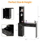 OmySalon Salon Stations for Hair Stylist, Locking Barber Station Organizer - Image 6