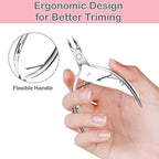 Cuticle Trimmer Cuticle Nippers, Durable Cuticle Cutter, Salon Toe Nail Cuticle - Image 4