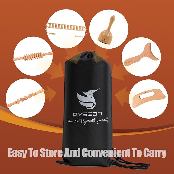 6 in 1 Wood Therapy Massage Tool Set - Image 6