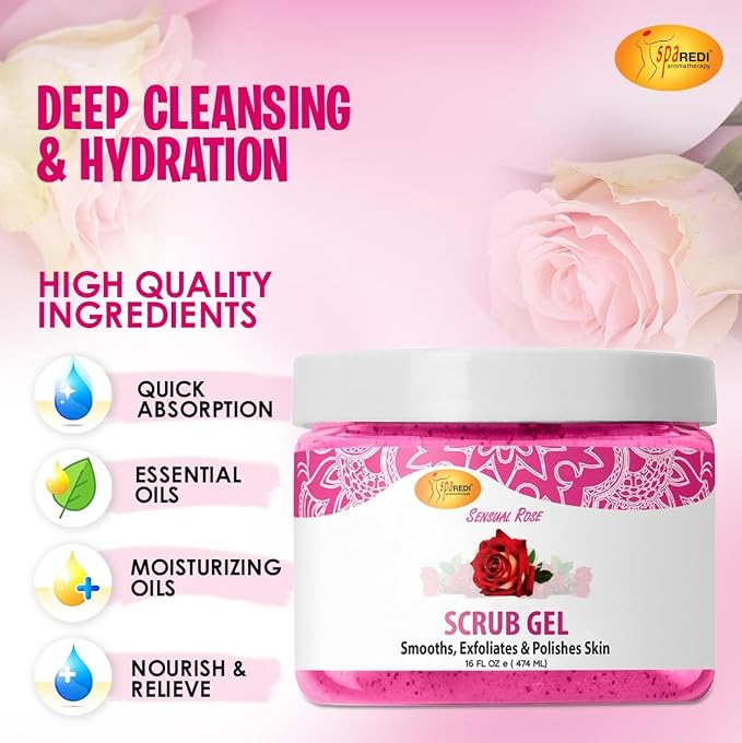 SPA REDI Exfoliating Scrub Gel – Dual-Action Pedicure Treatment - Image 5