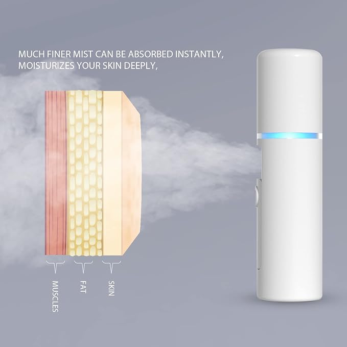 Nano Facial Mister Portable Mini Face Mist Handy Sprayer Automatic Eyelash - Image 3