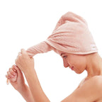 M-bestl 2 Pack Microfiber Hair Towel Wrap, Hair Drying Towel - Image 2