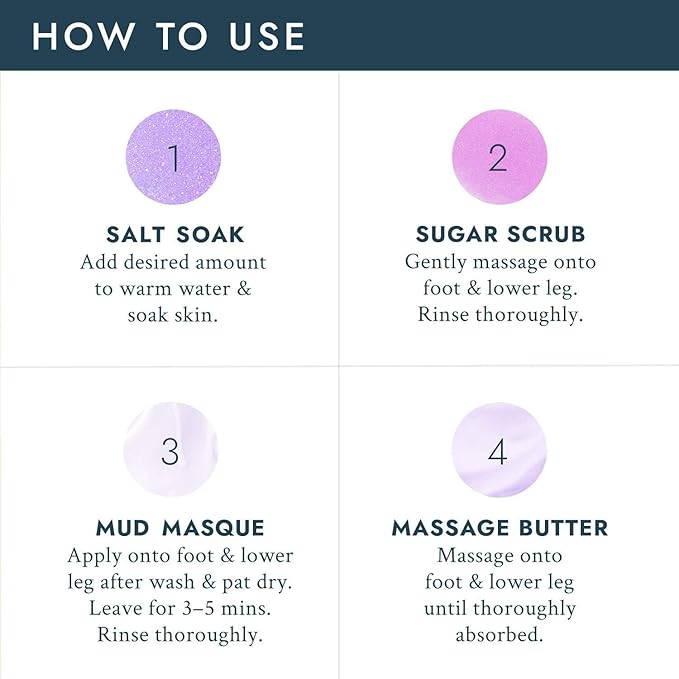 VOESH Pedi in a Box 4 Step Jasmine Soothe - Image 3