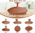 Meartchy Silicone Scalp Massager Shampoo Brush, Scalp Brush - Image 2