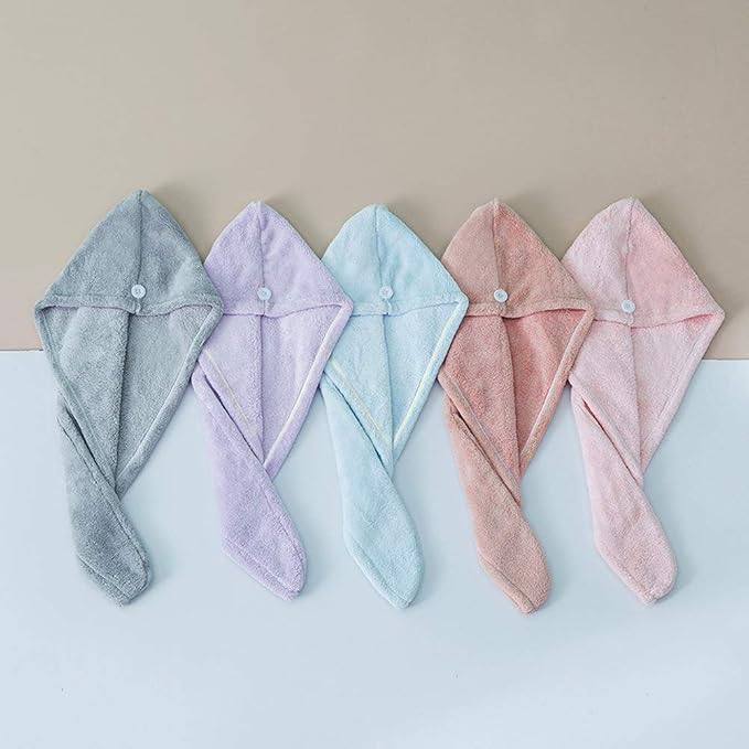Microfiber Hair Drying Wrap Towel - Image 7