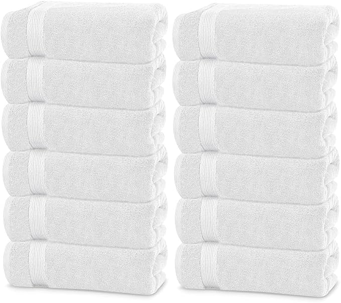 Linteum Textile Supply Luxury Bath Towels 100% Ring Spun Cotton Towel by LinteumTextileSupply