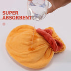 2Pcs Microfiber Hair Towel Wrap - Image 4