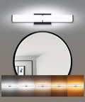 24.8Inch 2500LM Bathroom Light Fixtures 5CCT Optional, Dimmable Bathroom by NOVELUX