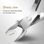 Easkep Cuticle Trimmer and Pusher, Professional Stainless Steel Cuticle Cutter - Image 2