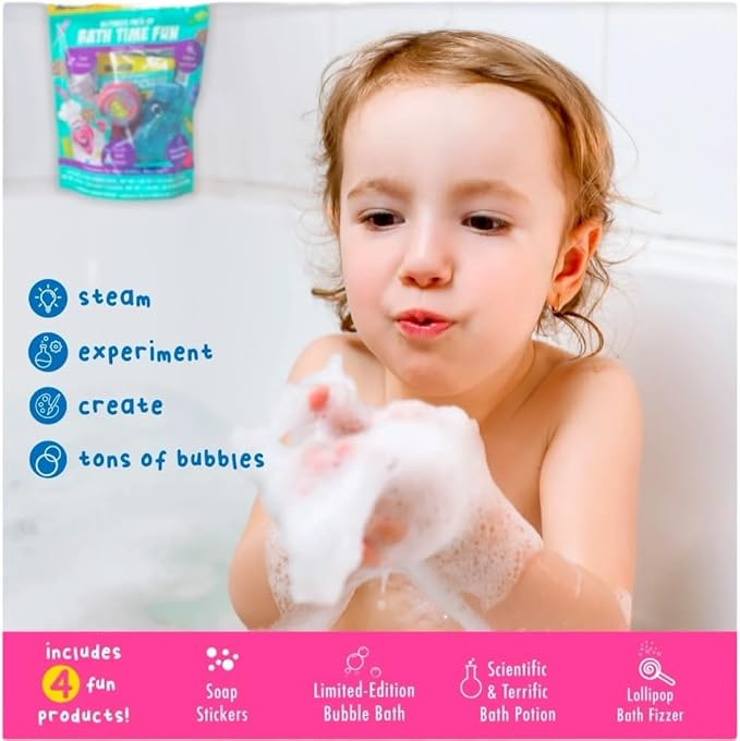 Mr Bubble Sweet Treats Bath Set, Lollipop Fizzer, Gummy Bear Bubble Bath - Image 3