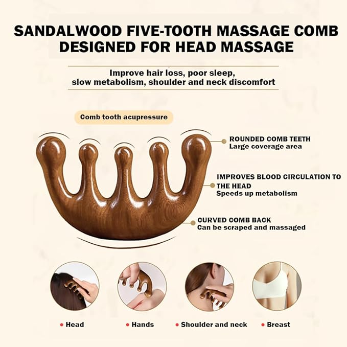 Wooden Scalp Massager - Image 3