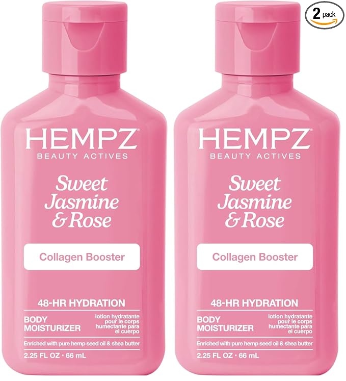 Hempz Mini Collagen-Infused Jasmine & Rose Body Moisturizer, 2.25 oz by Hempz