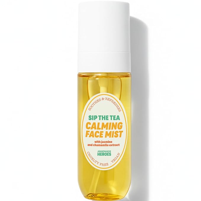 Handmade Heroes Sip The Tea Calming Face Mist Serum – Hydrating Facial Spray by HandmadeHeroes