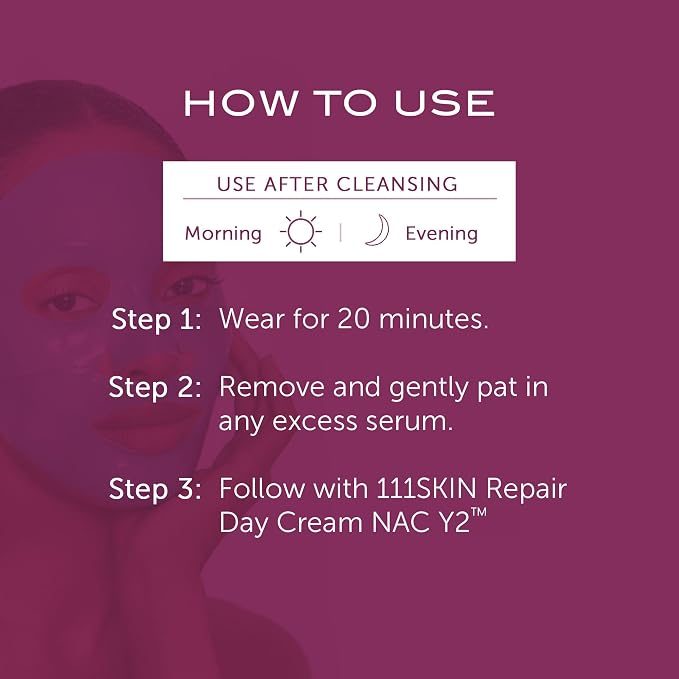 111SKIN Rose Gold Brightening Facial Treatment Mask | Fragrance Free | The - Image 5