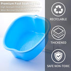 Foot Soaking Tub Large Size Foot Basin Sturdy Soaking Feet Bucket Massager Tub - Image 5