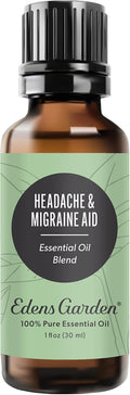 Edens Garden Headache & Migraine Aid Essential Oil Blend- 100% Pure Premium by EdensGarden