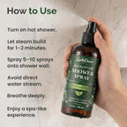 Eucalyptus Shower Spray 4oz – Aromatherapy Shower Mist, Spa and Sauna Inspired - Image 3