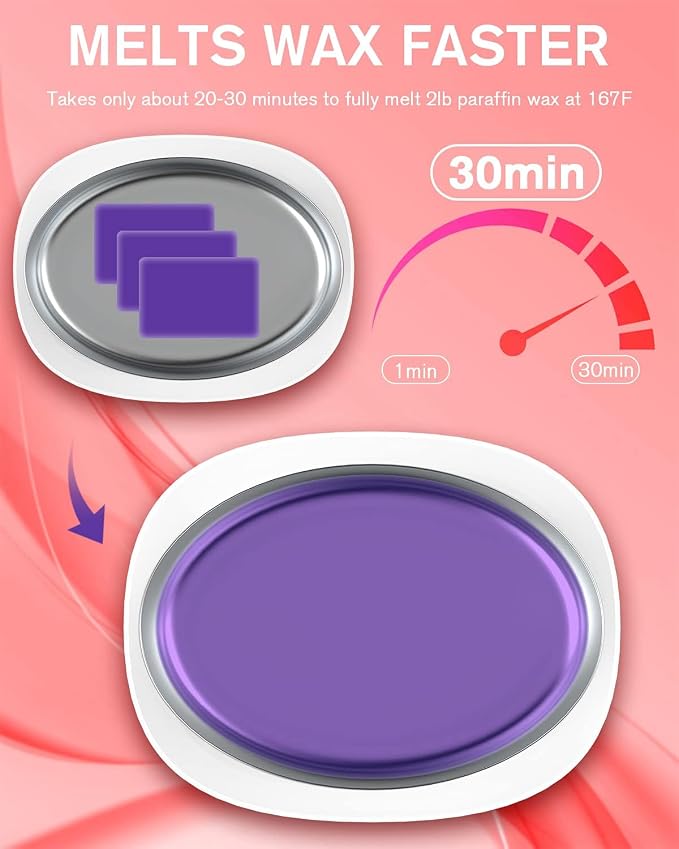 Paraffin Wax Machine for Hand and Feet -Paraffin Wax Warmer Moisturizing Kit - Image 3