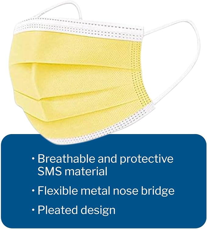 McKesson Procedure Mask Pleated 91-2101 - Image 3