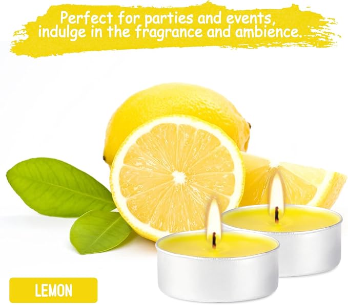 100 Pack Scented Tealight Candles - Image 5