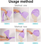Microfiber Hair Drying Towel Wrap - Image 8