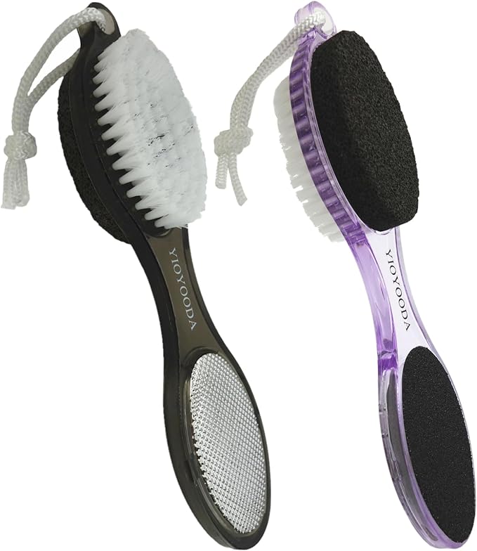 Foot File Callus Remover 4-in-1, Feet Scraper Pedicure Tools by YIOYOODA