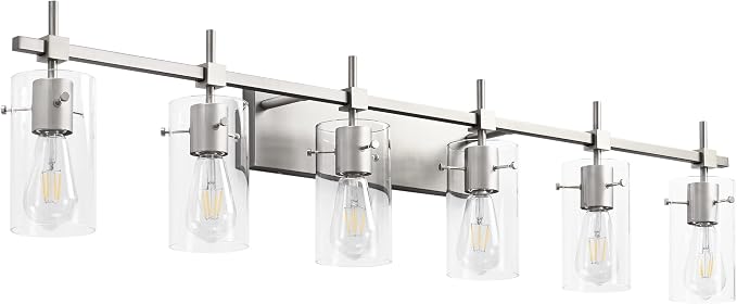 SOLFART 49.2 inch 6 Lights Vanity Light fixtures by SOLFART