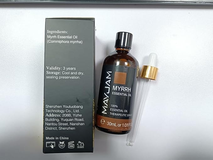 Myrrh Essential Oil, MAYJAM 30ML Pure Myrrh Oil - Image 6
