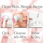 Facial Cleansing Brush Face Scrubber, 7-in-1 Electric Spin Cleanser Brushes - Image 4