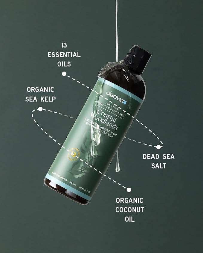 Aleavia Coastal Woodlands Mens Body Cleanse – Organic & All-Natural Prebiotic - Image 4