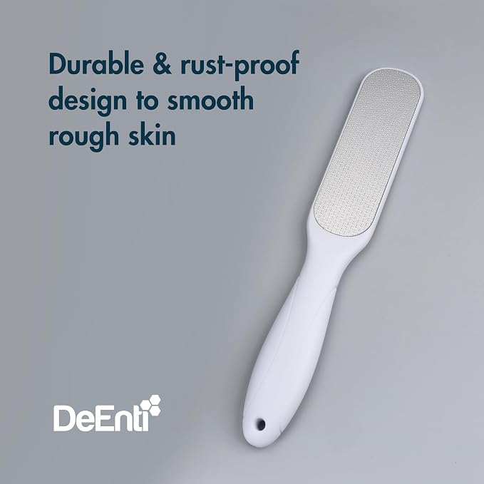 DeEnti Metal Foot File, Salon Quality Callus Remover, Lightweight Foot Scrubber - Image 6