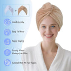 Microfiber Hair Drying Towel Wrap - Image 3