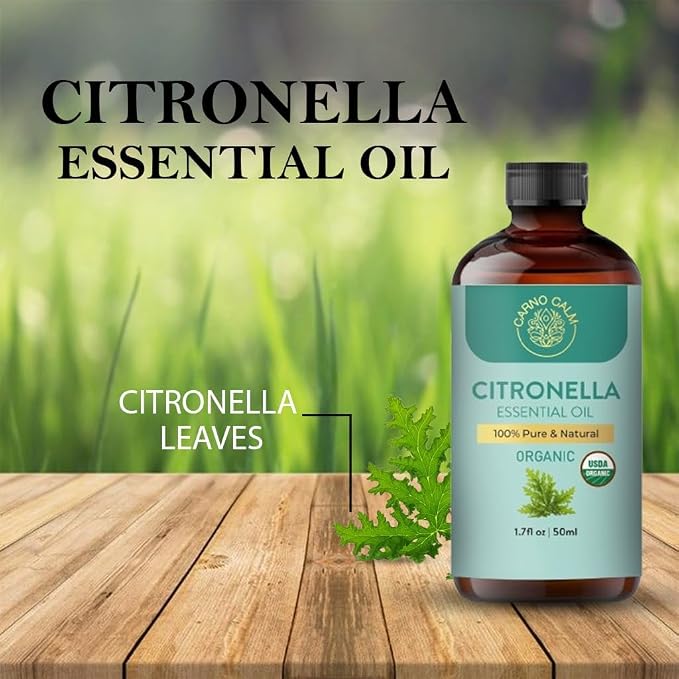 Organic Citronella Essential Oil 50 Ml | USDA Certified Organic Citronella Oil | - Image 4