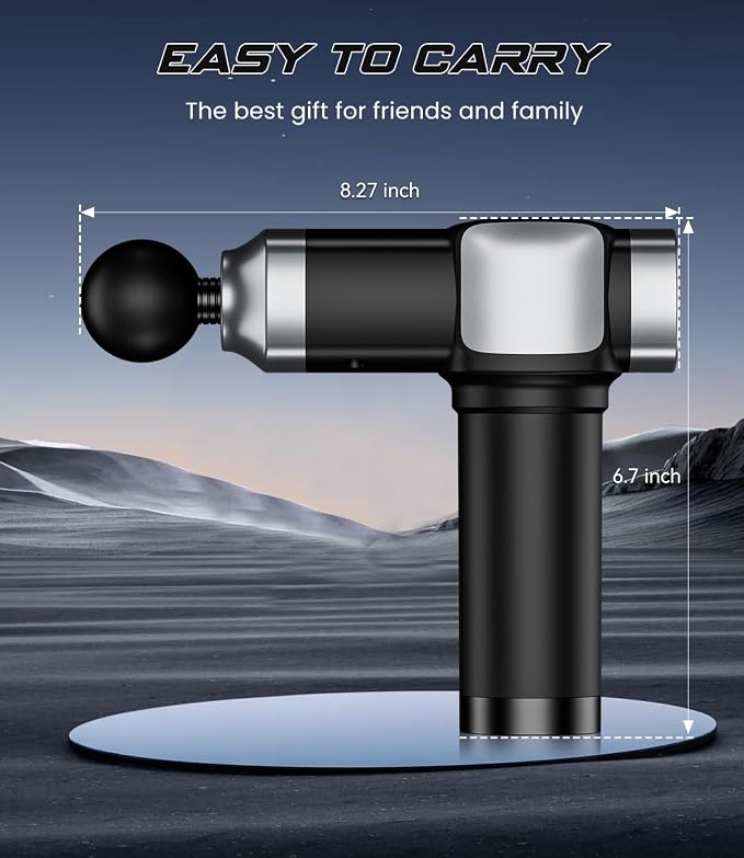 Deep Tissue Massage Gun, Portable Percussion Muscle Massager - Image 6
